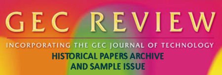 Index of Historical Papers from the former GEC Review