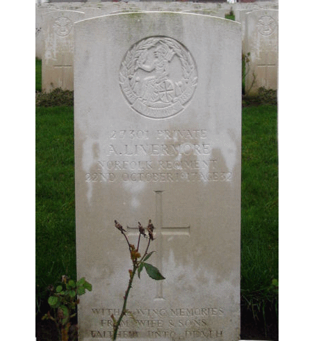 This Memorial page is associated with the War Memorial page for St. John the Evangelist Church, Little Leighs, Essex UK at: http://www.geograph.org.uk/photo/3920514