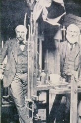 Rayleigh and Kelvin at Terling Place, July 1900